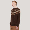 YMC SUEDEHEAD FAIRISLE KNIT CREW 英国羊羔毛提花针织男装毛衣 商品缩略图1