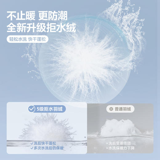 【三防羽绒裤】迷你巴拉男童女童裤子秋冬新品高腰长裤 商品图3