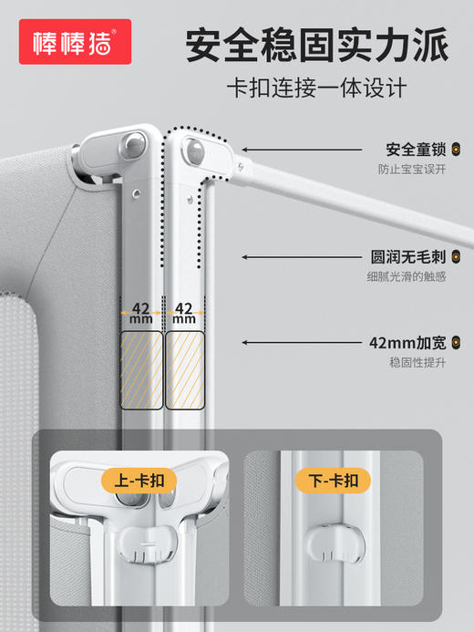 棒棒猪儿童在心床护栏婴儿防掉床 商品图1