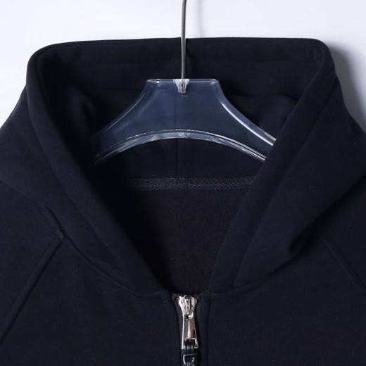 WT155新款时尚个性日系纯色拉链连帽开衫卫衣百搭宽松上衣外套 商品图2