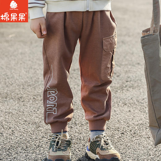 棉果果春季新品商场同款男童针织长裤M112200225134 商品图0