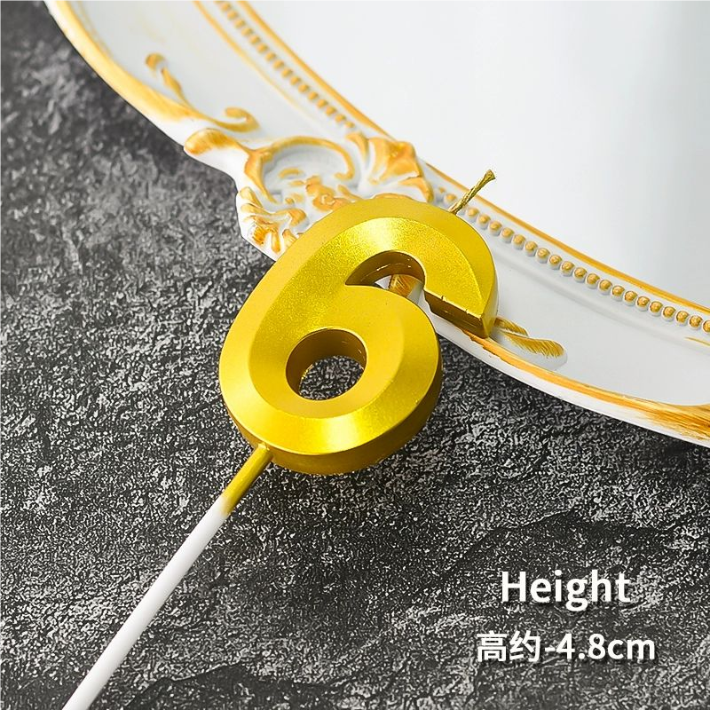数字蜡烛1支
