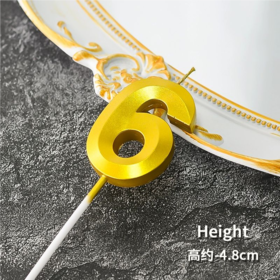 数字蜡烛1支