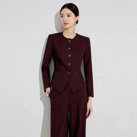 高级感时尚通勤职场秋冬新款女修身版型