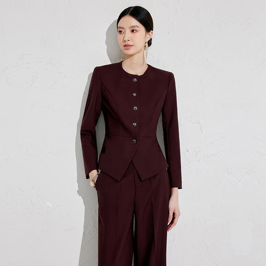 高级感时尚通勤职场秋冬新款女修身版型 商品图0
