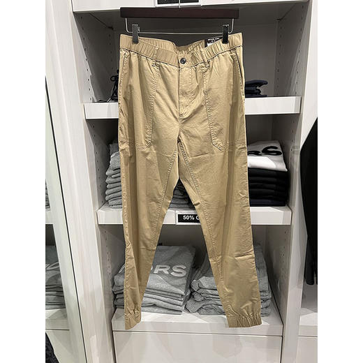 Michael Kors/MK Slim Fit 男士纯色休闲百搭修身束脚休闲裤 商品图2