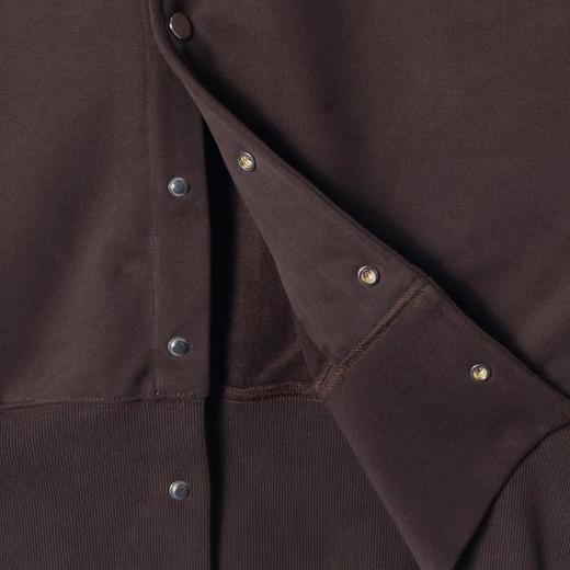 WT150新款时尚个性美式纯色立领纽扣开衫卫衣百搭简约宽松外套 商品图4