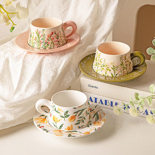 摩登主妇咖啡杯碟套装高档精致陶瓷杯子礼盒乔迁新居结婚新婚礼物 商品图1