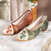 中国风妈妈鞋茶艺刺绣旗袍布鞋YX[天荷] 商品缩略图0