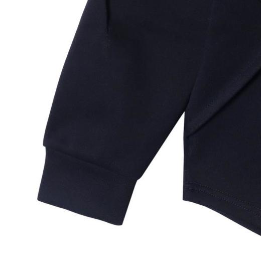 秋冬新款男士连帽套头纯色倒三角不规则扭花设计宽松长袖百搭卫衣 商品图4