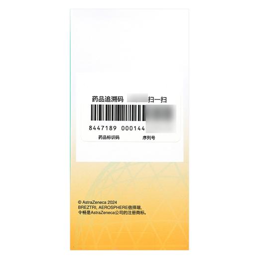 倍择瑞,布地格福吸入气雾剂  【160μg/7.2μg/4.8μg*120揿】 法国 商品图3