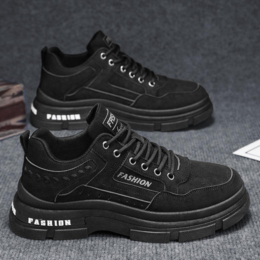 秋冬新款干活劳保鞋工作上班防滑耐磨休闲马丁靴舒适休闲男鞋 商品图1