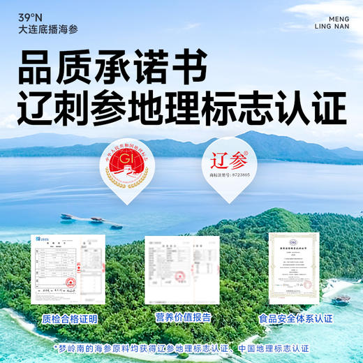 【至尊营养 淡干辽参】梦岭南淡干辽参60头 营养滋补 食补健康 全家老少 养生 商品图3