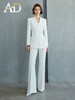 AD白色西装外套女高级感醋酸缎面新中式国风西服套装2024秋季新款 商品缩略图2