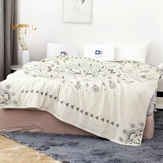 【多样屋专柜】多样屋多功能纯棉毛巾被被子甲骨文系列1.5*2米 商品图2