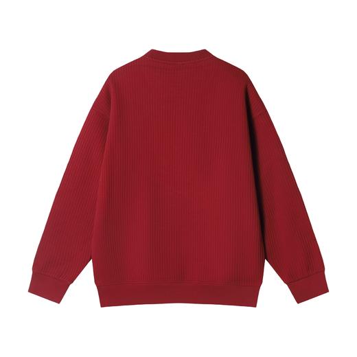 WY652WY652新款时尚个性美式纯色卡通刺绣圆领长袖卫衣情侣百搭宽松 商品图5