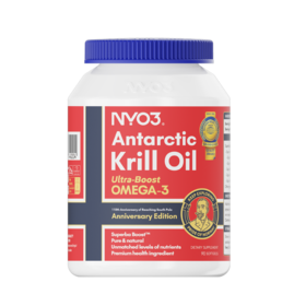 NYO3跨境诺威佳挪威进口纯南极阿蒙森磷虾油90粒56%磷脂升级omega3 90粒