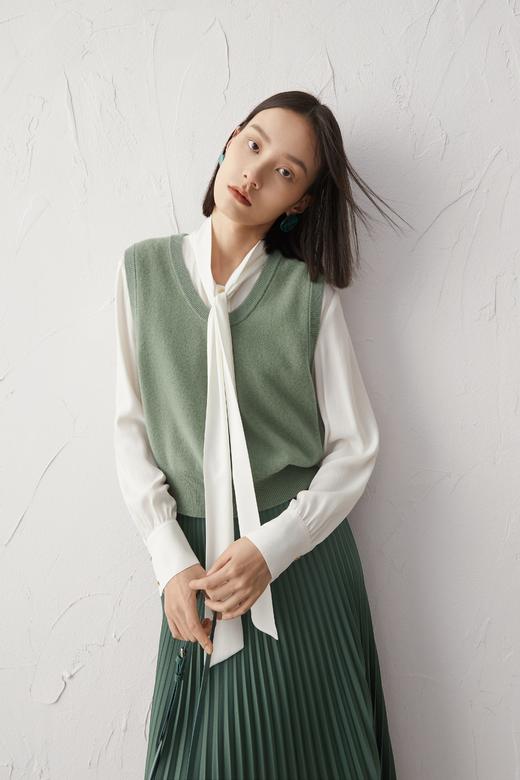 【商场同款】麦檬冬毛衫背心5DA132794 商品图2