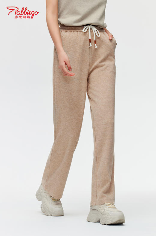 赤兔嗨购休闲针织裤女2024年秋冬新款 商品图2