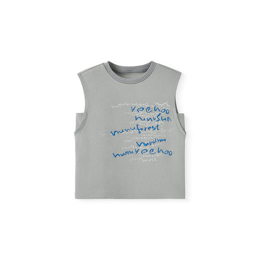 【商场同款】英氏儿童背心夏季透气无袖男童T恤纯棉2025新款背心 商品图4