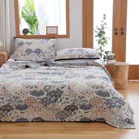 【多样屋专柜】多样屋多功能纯棉毛巾被被子甲骨文系列1.5*2米