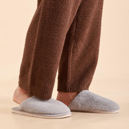 连绵·男女款半边绒条纹家居服 商品图11