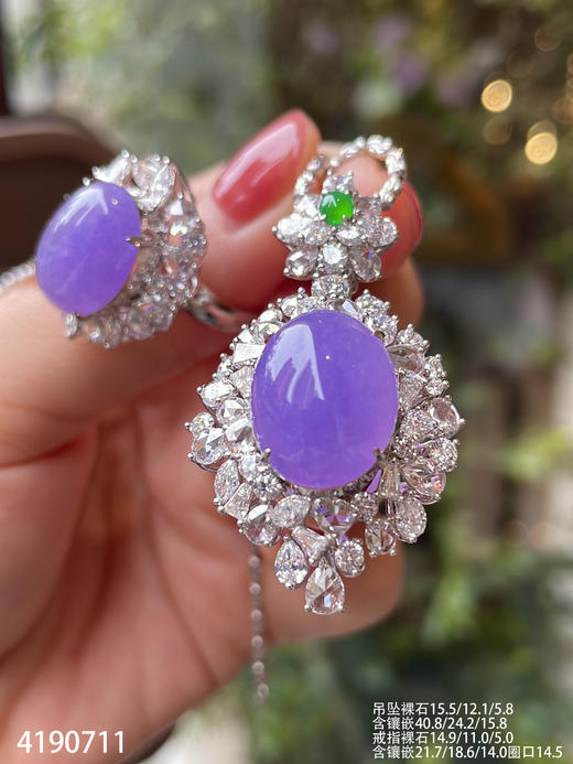 冰粉紫罗兰蛋面套装【4190711】具体价格微信咨询 商品图2