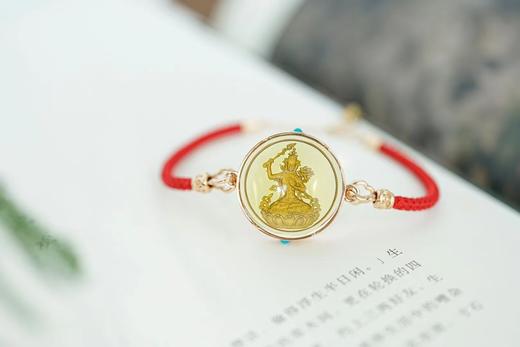 文殊菩萨·18K镶钻红色手链 特价 商品图2