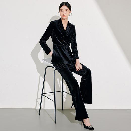 黑色西装套装女2026新款秋冬轻奢高级感 商品图3