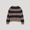 YMC JETS STRIPE CREW KNIT 英国羊羔毛女装圆领条纹毛衣 商品缩略图3