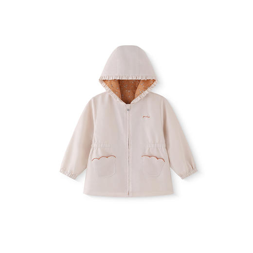 【商场同款】英氏儿童外套春秋长袖女童连帽风衣外套纯棉2025新款 商品图4