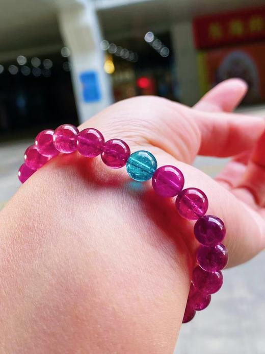 7mm-8mm单圈全色红碧玺手串 商品图1
