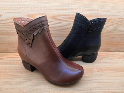 豪行22492176牛皮休闲女单时装靴女短靴 商品图2