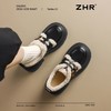 ZHR加绒乐福鞋女保暖厚底jk鞋棉鞋2024新款英伦风小皮鞋增高女鞋 商品缩略图7
