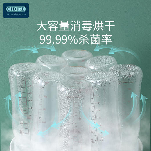 杞冠臻选 | 奥帝尔 Oidire  智能消毒烘干器ODI-XDQ11 尺寸245*202*360mm  内含机体+消毒烘干架+上盖+说明书 商品图3