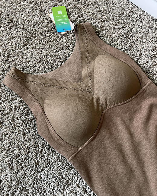 现货 THS 11.25-无 lulu家 兼具风度和温度的小秘诀 法式蕾丝莱赛尔羊毛保暖背心4色 BP214 商品图7