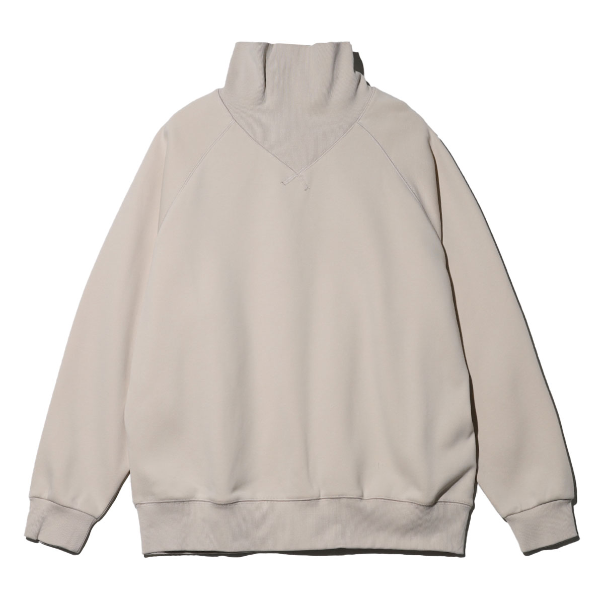 WY162秋冬新款简约风高领拼接卫衣男女秋季休闲宽松时尚长袖百搭上衣