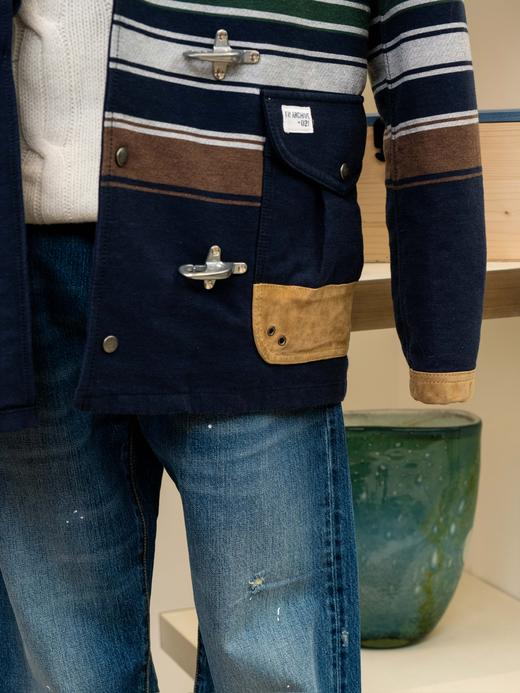 Fay Archive 藏蓝条纹夹克 商品图1