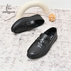 经典鲨2024年秋季新款百搭黑色男士一脚蹬柔软舒适平底豆豆鞋KW08-D33191 商品缩略图3