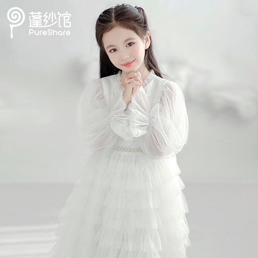 【非质量问题不退换哦】PureShare 蓬纱馆雪落礼服裙 商品图4