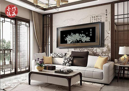 【富贵图】纯银壁画装饰画挂画 商品图1
