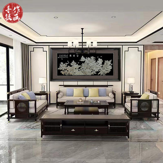 【富贵图】纯银壁画装饰画挂画 商品图1