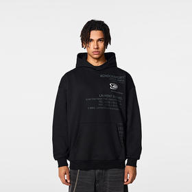 【Achock官方店】美式重磅连帽卫衣男女潮牌个性字体印花上衣情侣