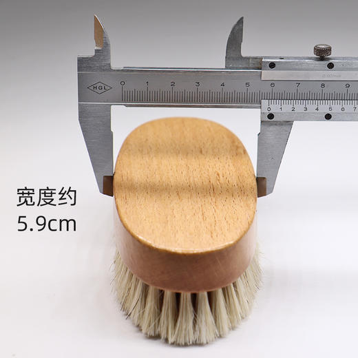 椭圆形鞋刷打鞋油专用刷皮鞋刷子软毛鞋油刷鞋上油抛光刷子皮鞋刷 商品图4