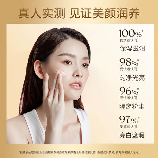 【一瓶多效，打造素颜发光肌】上脸0妆感素颜美肌妆养合一，10秒即刻美颜不假白 素颜好肤色，提亮隔离补水日晚霜裸妆滋润面霜QQ 商品图3