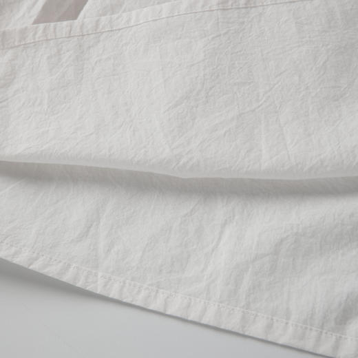 ROMI STUDIO “温柔独白” 100%长绒棉纸皱感磨毛盐缩半裙 421X5077 商品图6