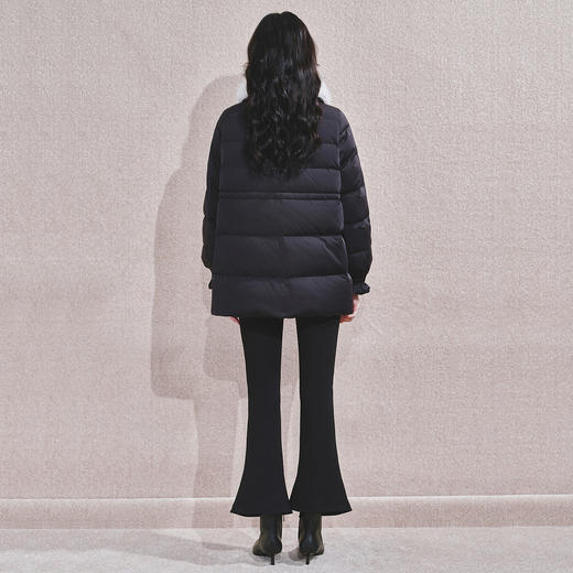 精致优雅感羽绒服女24冬翻毛领气质高级感保暖外套 商品图4