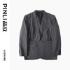 PINLI品立裁魂秋季新款假两件西服外套潮牌时尚男士休闲西装BC241206064 商品缩略图2