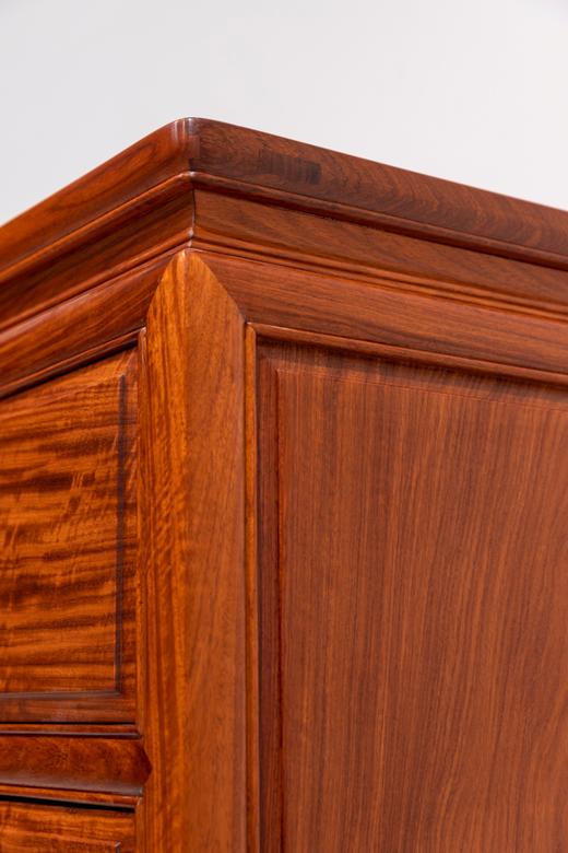 红桥红 | 家具严选  缅甸花梨（大果紫檀）【106 明式素面 五斗柜】 商品图4