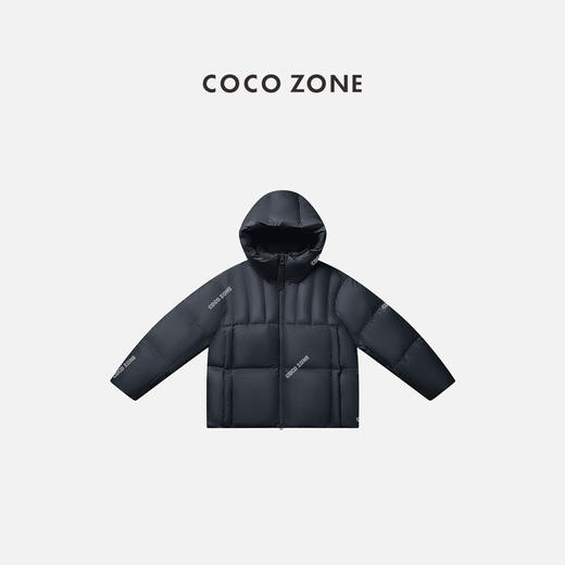 COCO ZONE 90鹅绒秋冬保暖休闲拉链连帽羽绒服CC2D3032 商品图1